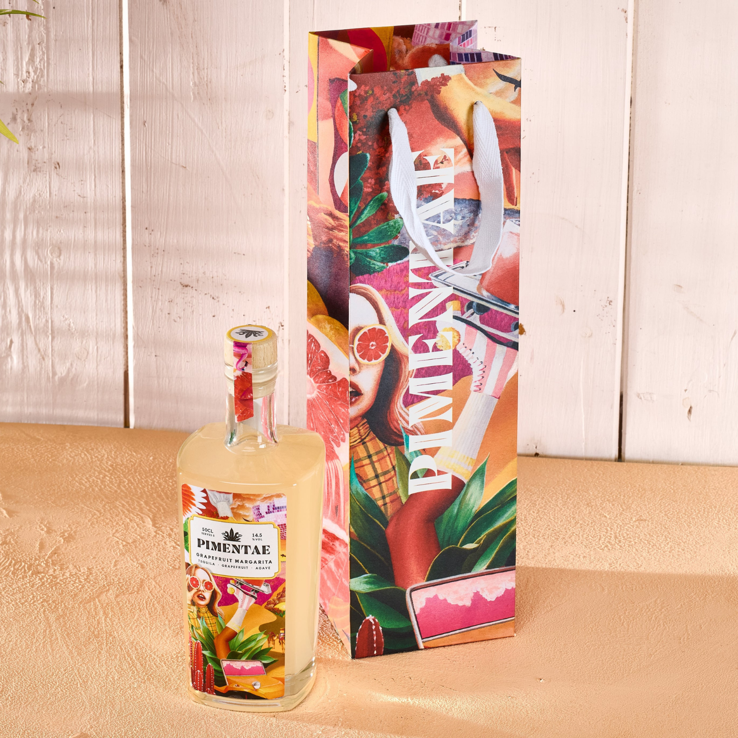 Pimentae Grapefruit Bottle Bag