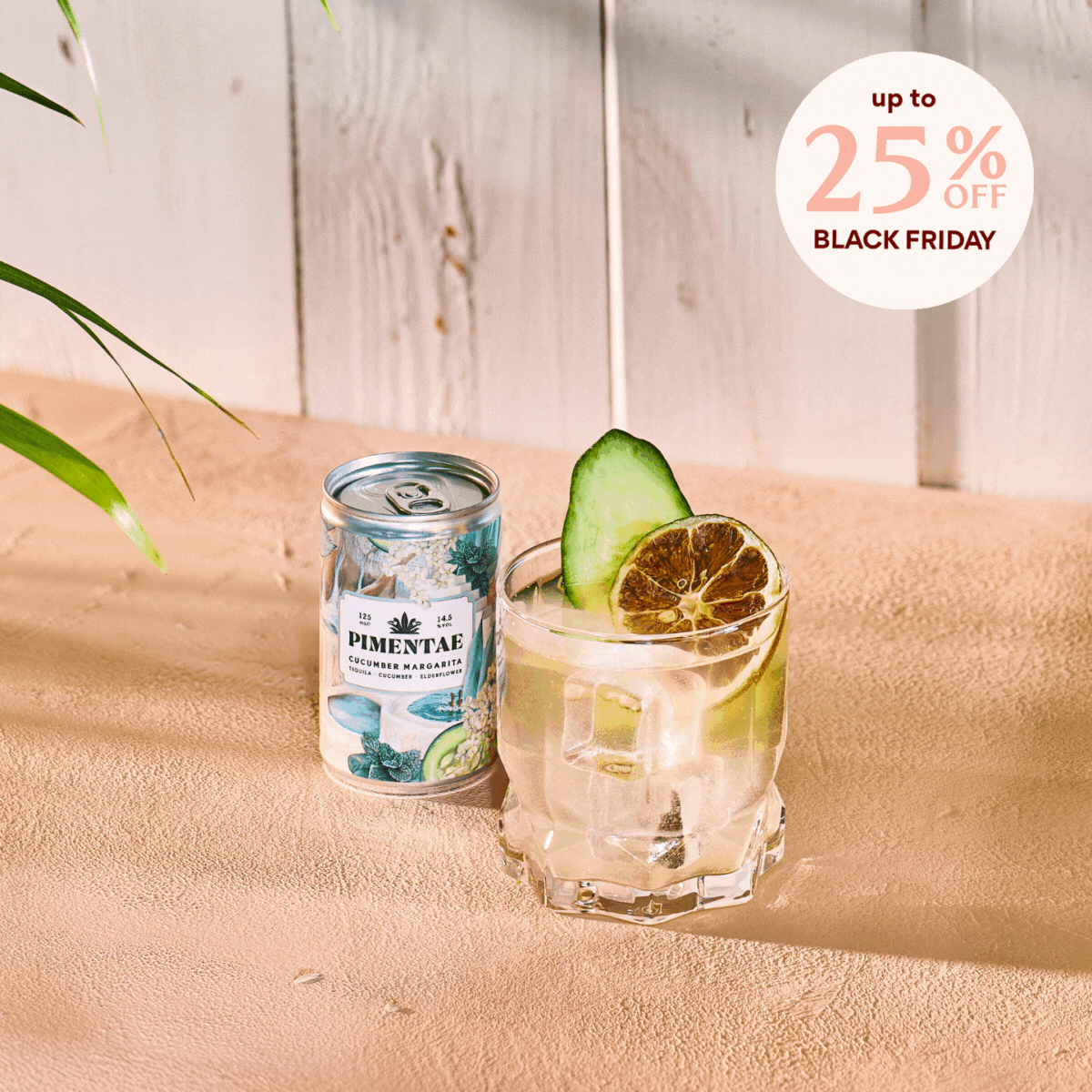 Cucumber Margarita Cans (125ml x8)